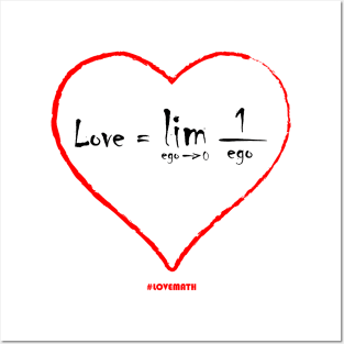 Love in math funny gift nerd shirt Posters and Art